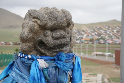 Widok ze świątyni na wzgórzu Widok ze świątyni na wzgórzu