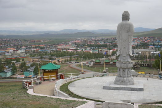 Widok ze świątyni na wzgórzu Widok ze świątyni na wzgórzu